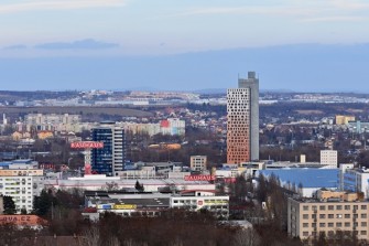 brno mrakodrap panorama