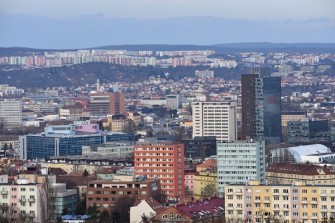 brno mrakodrapy panorama