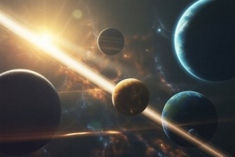 vesmir planet ideogram