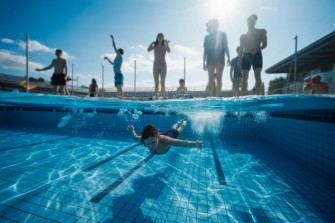 bazen koupaliste ideogram