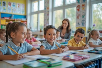 skolaci děti ideogram