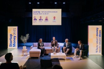 Startup Money 2025 podium