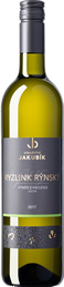 Ryzlink rýnský 2019 výběr z hroznů - Vinařství Jakubík 58x259