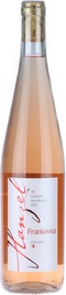 Frankovka rosé 2022 moravské zemské víno polosuché - Vinařství HANZEL 60x267