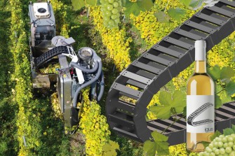 Robot přebírá sklizeň hroznů i na strmých svazích600x400